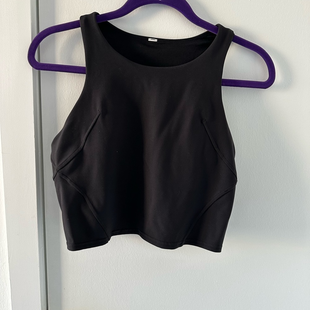 Luluomen top black size small sleeveless